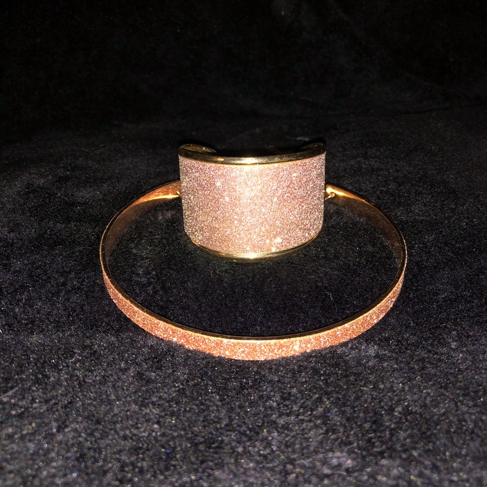 Rose Gold Bracelet and Choker